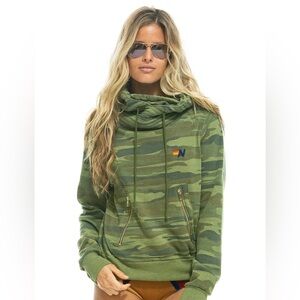 Aviator Nation Ninja Pullover Hoodie Camo